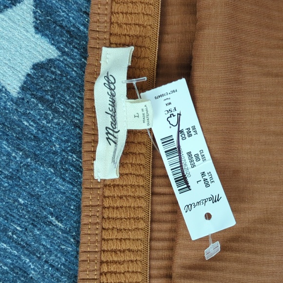 NWT Madewell Crop Tube Top in Sleekhold Brown - Picture 7 of 7